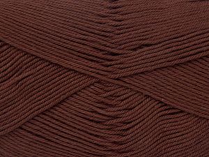 Fiber Content 100% Cotton, Brand Ice Yarns, Dark Brown, fnt2-71777