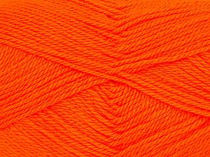 Fiber Content 100% Acrylic, Neon Orange, Brand Ice Yarns, fnt2-71798