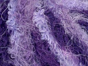 Vezelgehalte 100% Polyamide, White, Purple, Lilac, Brand Ice Yarns, fnt2-71823