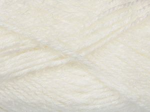 Fiber Content 90% Acrylic, 10% Nylon, White, Brand Ice Yarns, fnt2-71901