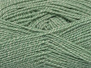 Composition 40% Coton, 30% Acrylique, 30% Viscose, Mint Green, Brand Ice Yarns, fnt2-71958
