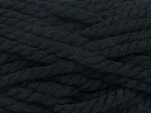 Fiber Content 70% Acrylic, 30% Wool, Brand Ice Yarns, Black, fnt2-71960