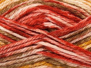 Fiber Content 70% Acrylic, 30% Wool, Red Shades, Brand Ice Yarns, Gold, Brown Shades, fnt2-72063