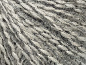 Fiber Content 65% Acrylic, 35% Wool, White, Brand Ice Yarns, Grey, fnt2-72096