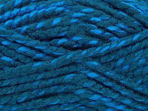 Fiber Content 90% Acrylic, 10% Wool, Brand Ice Yarns, Blue Shades, fnt2-72332