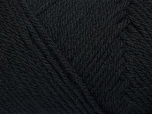Fiber Content 100% Acrylic, Brand Ice Yarns, Black, fnt2-72363