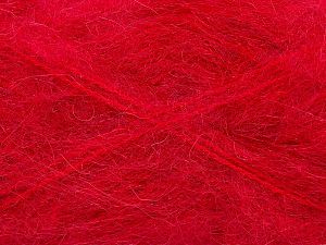 Composition 65% Mohair, 35% Acrylique haut de gamme, Red, Brand Ice Yarns, fnt2-72405
