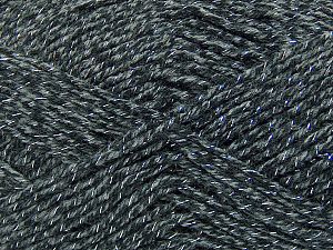Contenido de fibra 95% Acrílico, 5% Metálicos Lurex, Brand Ice Yarns, Grey Shades, fnt2-72416