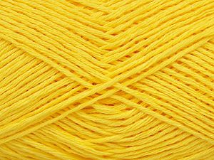 Fiber Content 100% Cotton, Yellow, Brand Ice Yarns, fnt2-72576