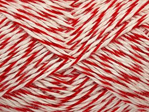 Fiber Content 100% Acrylic, White, Red, Brand Ice Yarns, fnt2-72589