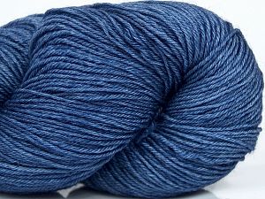 Please note that this is a hand-dyed yarn. Colors in different lots may vary because of the charateristics of the yarn. Machine Wash, Gentle Cycle, Cold Water, Do not Tumble Dry, Dry Flat, Do not Use Softeners. Fiber Content 80% Superwash Merino Wool, 20% Silk, True Navy, Brand Ice Yarns, fnt2-72699