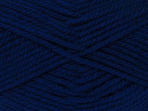Bulky Fiber Content 100% Acrylic, Brand Ice Yarns, Dark Blue, fnt2-72759