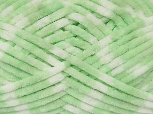 Contenido de fibra 100% Micro fibra, White, Mint Green, Brand Ice Yarns, fnt2-72760