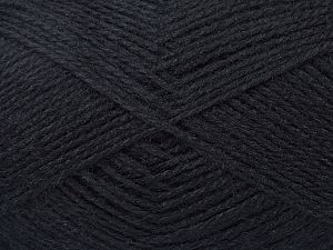 Contenido de fibra 50% Acrílico, 50% Lana, Brand Ice Yarns, Black, fnt2-72847