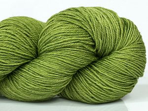 Please note that this is a hand-dyed yarn. Colors in different lots may vary because of the charateristics of the yarn. Machine Wash, Gentle Cycle, Cold Water, Do not Tumble Dry, Dry Flat, Do not Use Softeners. Fiber Content 80% Superwash Merino Wool, 20% Silk, Pistachio Green, Brand Ice Yarns, fnt2-72930