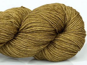 Please note that this is a hand-dyed yarn. Colors in different lots may vary because of the charateristics of the yarn. Machine Wash, Gentle Cycle, Cold Water, Do not Tumble Dry, Dry Flat, Do not Use Softeners. Fiber Content 80% Superwash Merino Wool, 20% Silk, Olive Green, Brand Ice Yarns, fnt2-72931