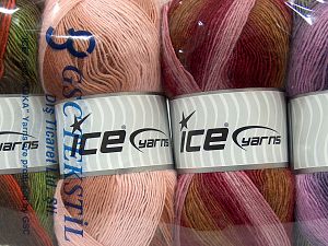 Acrylic Types Ignore the labels on the products as shown in the photos. Correct description of the items are in their names. Mixed Lot, Brand Ice Yarns, fnt2-72982