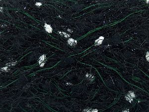 Composition 8% MÃ©tallique Lurex, 77% Acrylique, 15% Polyester, White, Brand Ice Yarns, Green, Black, fnt2-73012 