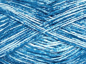 Strong pure cotton yarn in beautiful colours, reminiscent of bleached denim. Machine washable and dryable. Fiber Content 100% Cotton, Jeans Blue, Brand Ice Yarns, fnt2-73270