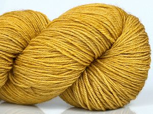 Please note that this is a hand-dyed yarn. Colors in different lots may vary because of the charateristics of the yarn. Machine Wash, Gentle Cycle, Cold Water, Do not Tumble Dry, Dry Flat, Do not Use Softeners. Fiber Content 80% Superwash Merino Wool, 20% Silk, Brand Ice Yarns, Gold, fnt2-73492