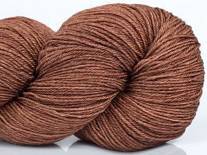 Please note that this is a hand-dyed yarn. Colors in different lots may vary because of the charateristics of the yarn. Machine Wash, Gentle Cycle, Cold Water, Do not Tumble Dry, Dry Flat, Do not Use Softeners. Fiber Content 80% Superwash Merino Wool, 20% Silk, Brand Ice Yarns, Brown, fnt2-73496