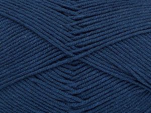 Composition 50% Coton, 50% Acrylique, Navy, Brand Ice Yarns, fnt2-73671 