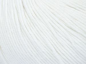 Fiber Content 50% Acrylic, 50% Cotton, White, Brand Ice Yarns, fnt2-73687