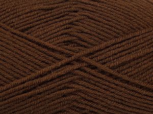 Fiber Content 75% Acrylic, 25% Wool, Brand Ice Yarns, Brown, fnt2-73771
