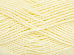 Fiber Content 75% Acrylic, 25% Wool, Light Yellow, Brand Ice Yarns, fnt2-73787
