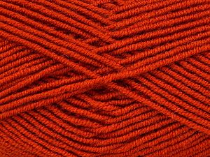 Fiber Content 75% Acrylic, 25% Wool, Brand Ice Yarns, Dark Orange, fnt2-73796
