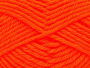 Fiber Content 100% Acrylic, Neon Orange, Brand Ice Yarns, fnt2-73918 