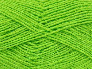 Machine Washable. Fiber Content 75% Superwash Wool, 25% Polyamide, Light Green, Brand Ice Yarns, fnt2-73986