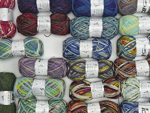 Colorway Sock Yarns Machine washable In this list; you see most recent 50 mixed lots. <br> To see all <a href=&/mixed_lots/o/4#list&>CLICK HERE</a> (Old ones have much better deals)<hr> Fiber Content 75% Superwash Wool, 25% Polyamide, Brand Ice Yarns, fnt2-74219