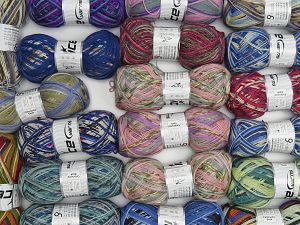 Colorway Sock Yarns Machine washable In this list; you see most recent 50 mixed lots. <br> To see all <a href=&/mixed_lots/o/4#list&>CLICK HERE</a> (Old ones have much better deals)<hr> Fiber Content 75% Superwash Wool, 25% Polyamide, Brand Ice Yarns, fnt2-74222