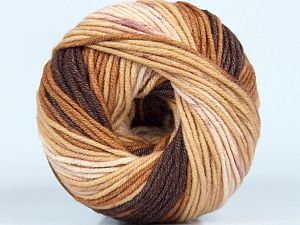 Fiber Content 50% Acrylic, 50% Cotton, Maroon, Brand Ice Yarns, Brown Shades, Beige Shades, fnt2-74268