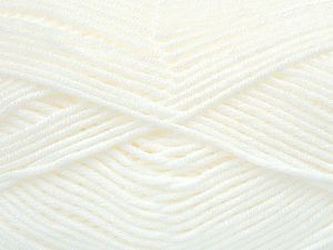 Fiber Content 100% Acrylic, White, Brand Ice Yarns, fnt2-74300