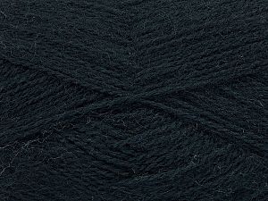 Fiber Content 75% Premium Acrylic, 15% Wool, 10% Mohair, Brand Ice Yarns, Black, fnt2-74436