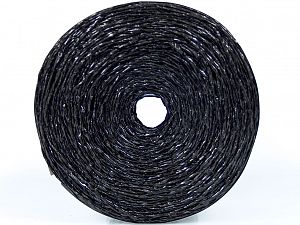 Written length is average. Fiber Content 100% Metallic Lurex, Brand Ice Yarns, Black, fnt2-74447