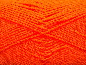 Fiber Content 100% Acrylic, Neon Orange, Brand Ice Yarns, fnt2-74505