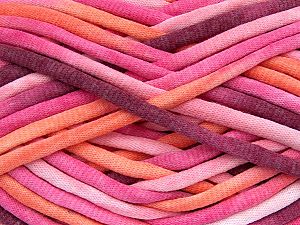 Contenido de fibra 60% Poliamida, 40% AlgodÃ³n, Pink Shades, Orange, Maroon, Brand Ice Yarns, fnt2-74545 