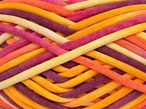 Fiber Content 60% Polyamide, 40% Cotton, Yellow, Pink, Orange, Brand Ice Yarns, fnt2-74546 