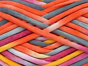 Contenido de fibra 60% Poliamida, 40% AlgodÃ³n, Yellow, Pink, Orange, Light Grey, Brand Ice Yarns, fnt2-74547 