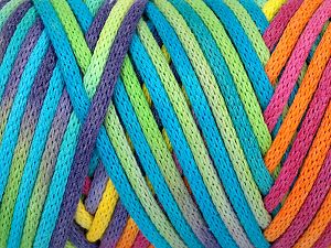 Please be advised that yarns are made of recycled cotton, and dye lot differences occur. Fiber Content 60% Polyamide, 40% Cotton, Rainbow, Brand Ice Yarns, fnt2-74567 