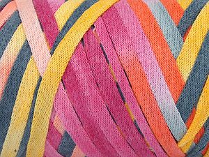 Composition 60% Coton, 40% Viscose, Yellow, Pink, Orange, Light Grey, Brand Ice Yarns, fnt2-74618