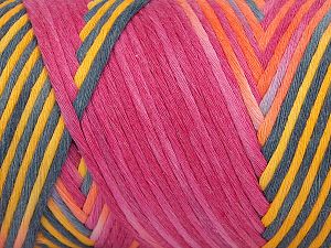Please be advised that yarns are made of recycled cotton, and dye lot differences occur. Contenido de fibra 80% AlgodÃ³n, 20% Poliamida, Yellow, Pink, Orange, Light Grey, Brand Ice Yarns, fnt2-74650 