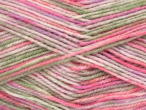 Fiber Content 100% Acrylic, White, Pink, Lilac, Brand Ice Yarns, Green, fnt2-74724