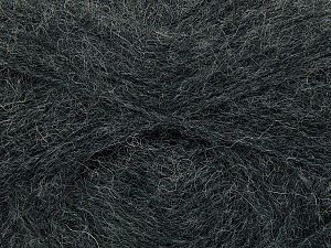 Fiber Content 75% Premium Acrylic, 15% Wool, 10% Mohair, Brand Ice Yarns, Anthracite Black, fnt2-74767