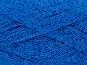 Fiber Content 75% Premium Acrylic, 15% Wool, 10% Mohair, Brand Ice Yarns, Blue, fnt2-74781