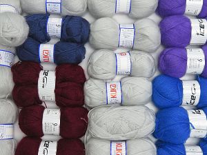 Mohair Types Ignore the labels on the products as shown in the photos. Correct description of the items are in their names. In this list; you see most recent 50 mixed lots. <br> To see all <a href=&/mixed_lots/o/4#list&>CLICK HERE</a> (Old ones have much better deals)<hr> Fiber Content 75% Premium Acrylic, 15% Wool, 10% Mohair, Brand Ice Yarns, fnt2-74800