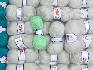 Mohair Types Ignore the labels on the products as shown in the photos. Correct description of the items are in their names. In this list; you see most recent 50 mixed lots. <br> To see all <a href=&/mixed_lots/o/4#list&>CLICK HERE</a> (Old ones have much better deals)<hr> Fiber Content 75% Premium Acrylic, 15% Wool, 10% Mohair, Brand Ice Yarns, fnt2-74826